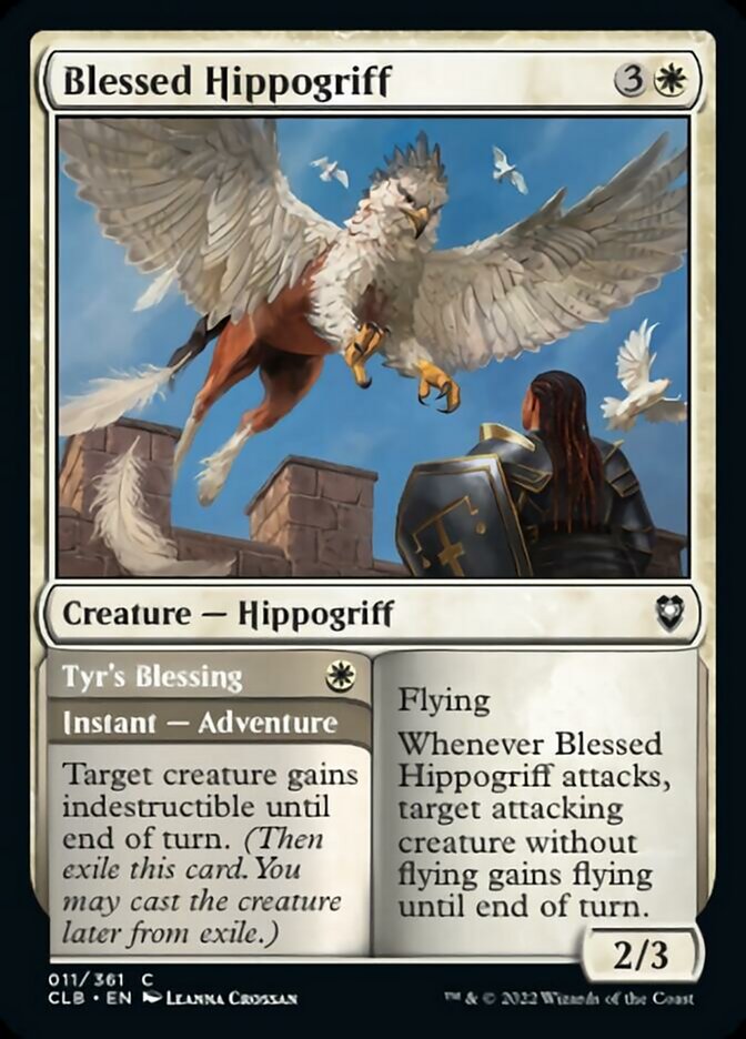 Blessed Hippogriff // Tyr's Blessing [Commander Legends: Battle for Baldur's Gate] | Game Master's Emporium (The New GME)