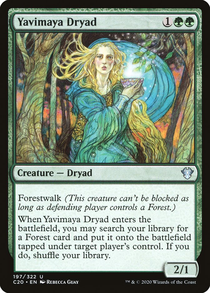 Yavimaya Dryad [Commander 2020] | Game Master's Emporium (The New GME)