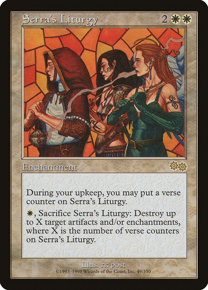 Serra's Liturgy [Urza's Saga] | Game Master's Emporium (The New GME)