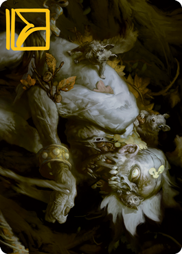 Nested Shambler Art Card (Gold-Stamped Signature) [Modern Horizons 2 Art Series] | Game Master's Emporium (The New GME)