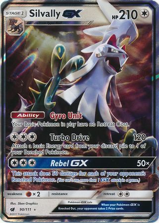 Silvally GX (90/111) (Jumbo Card) [Sun & Moon: Crimson Invasion] | Game Master's Emporium (The New GME)