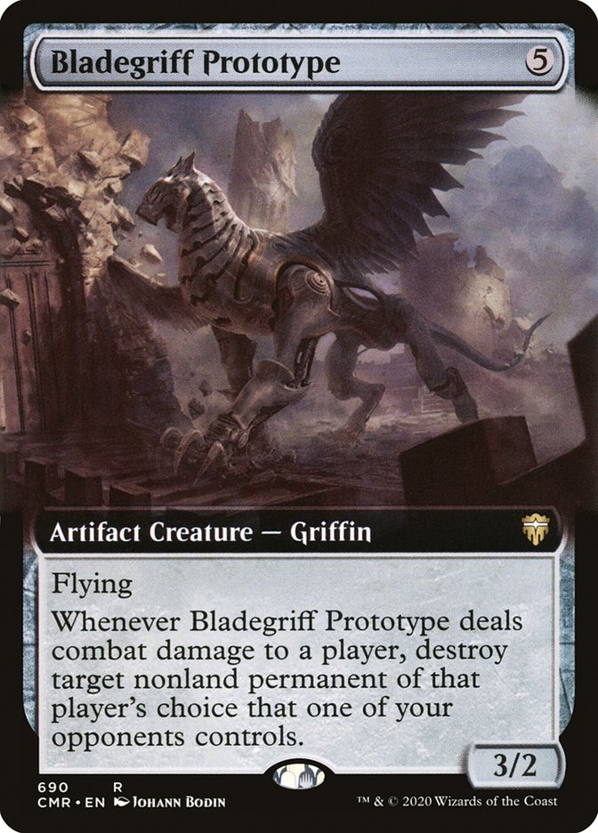 Bladegriff Prototype (Extended Art) [Commander Legends] | Game Master's Emporium (The New GME)