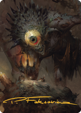 Nothic Art Card (Gold-Stamped Signature) [Commander Legends: Battle for Baldur's Gate Art Series] | Game Master's Emporium (The New GME)