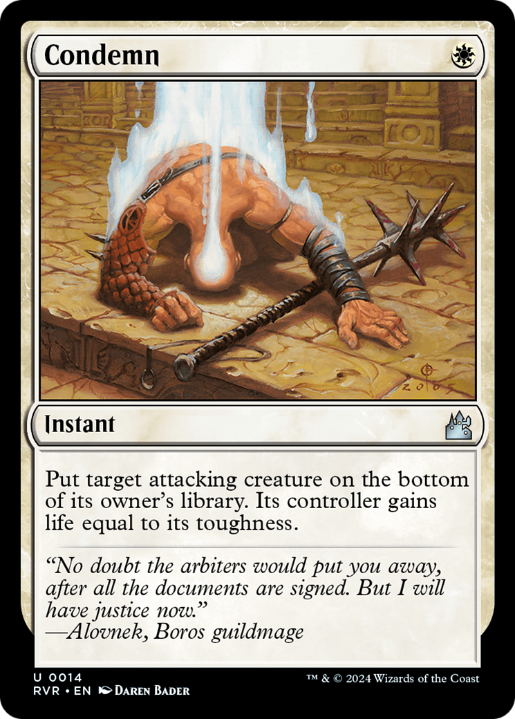 Condemn [Ravnica Remastered] | Game Master's Emporium (The New GME)