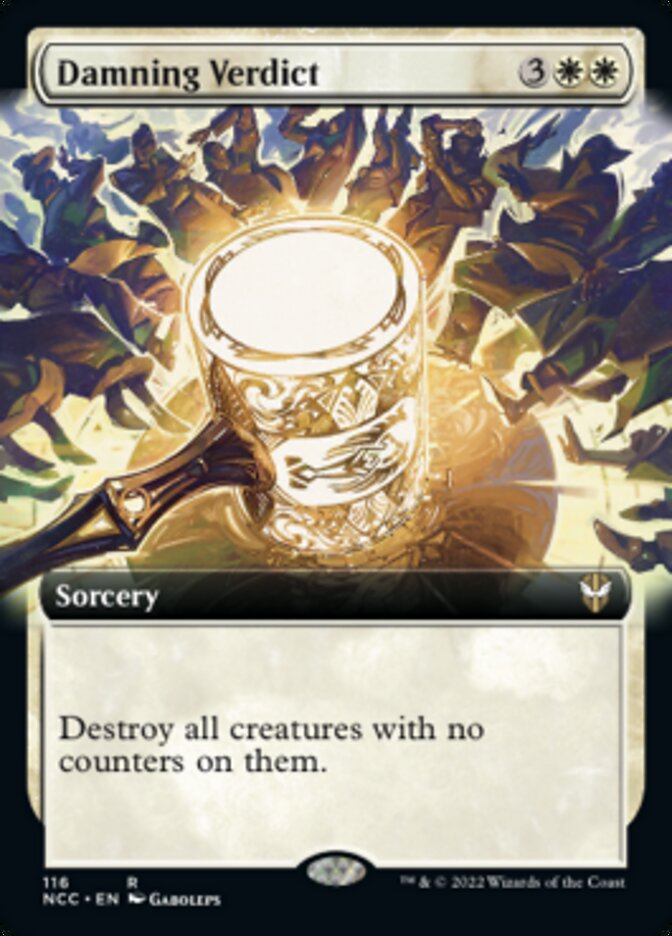 Damning Verdict (Extended Art) [Streets of New Capenna Commander] | Game Master's Emporium (The New GME)