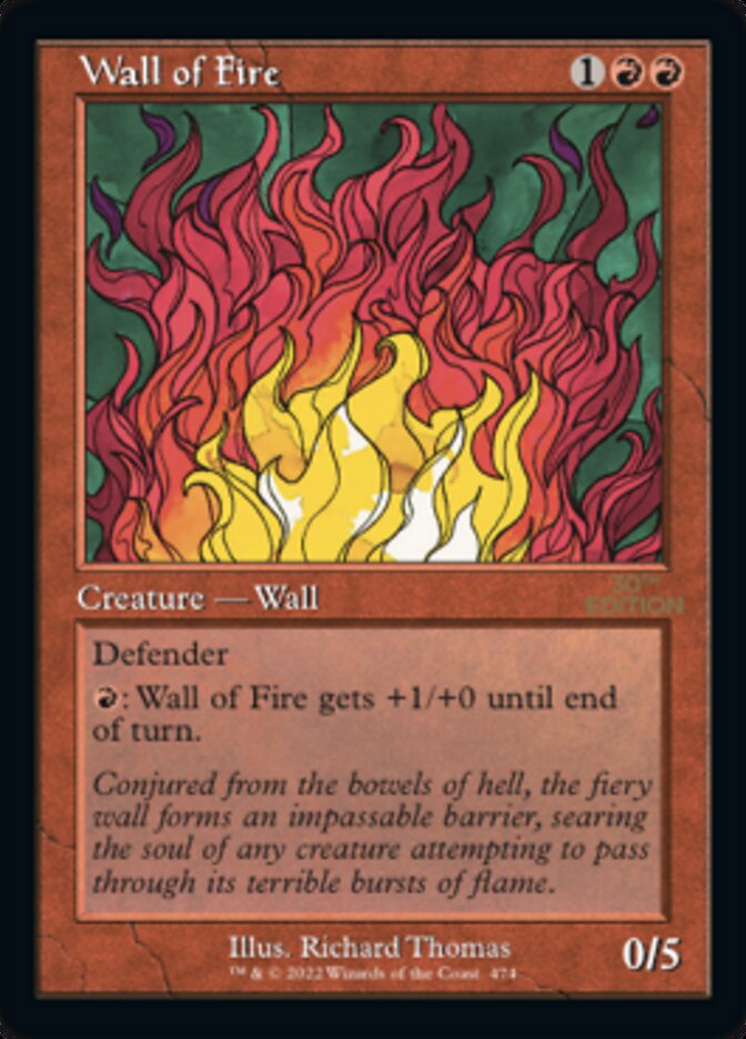 Wall of Fire (Retro) [30th Anniversary Edition] | Game Master's Emporium (The New GME)