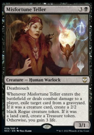 Misfortune Teller (Promo Pack) [Streets of New Capenna Commander Promos] | Game Master's Emporium (The New GME)