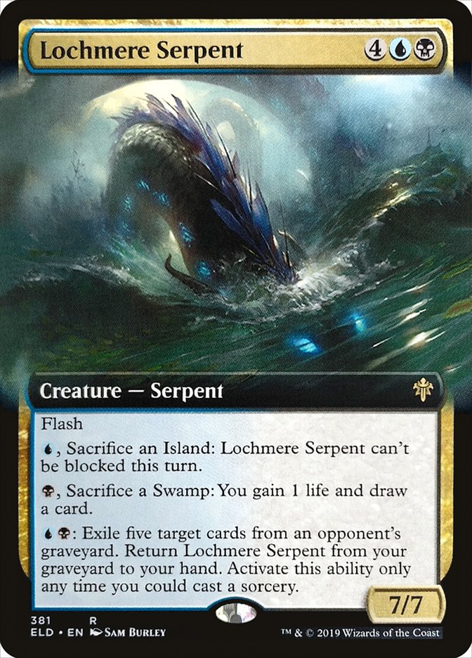 Lochmere Serpent (Extended Art) [Throne of Eldraine] | Game Master's Emporium (The New GME)