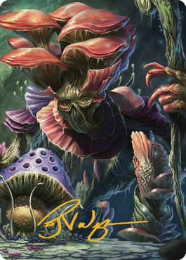 Myconid Spore Tender Art Card (Gold-Stamped Signature) [Commander Legends: Battle for Baldur's Gate Art Series] | Game Master's Emporium (The New GME)