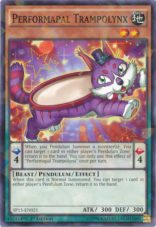 Performapal Trampolynx [SP15-EN021] Shatterfoil Rare | Game Master's Emporium (The New GME)