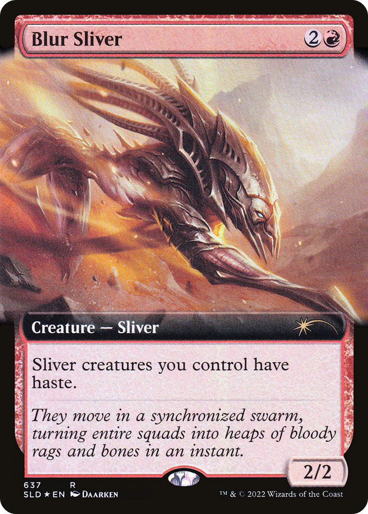 Blur Sliver (Extended Art) [Secret Lair Drop Promos] | Game Master's Emporium (The New GME)