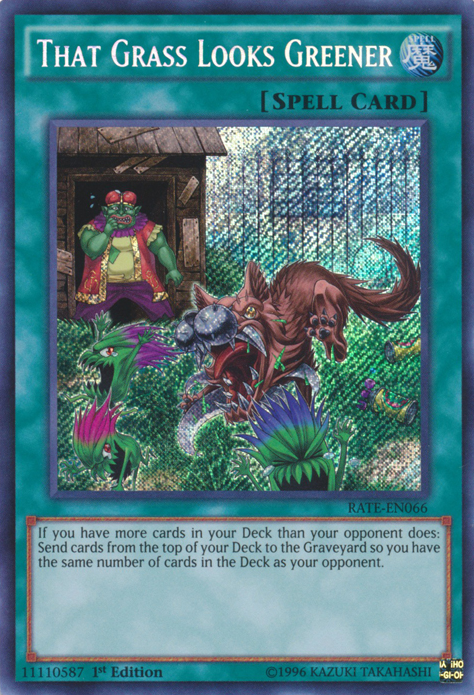 That Grass Looks Greener [RATE-EN066] Secret Rare | Game Master's Emporium (The New GME)