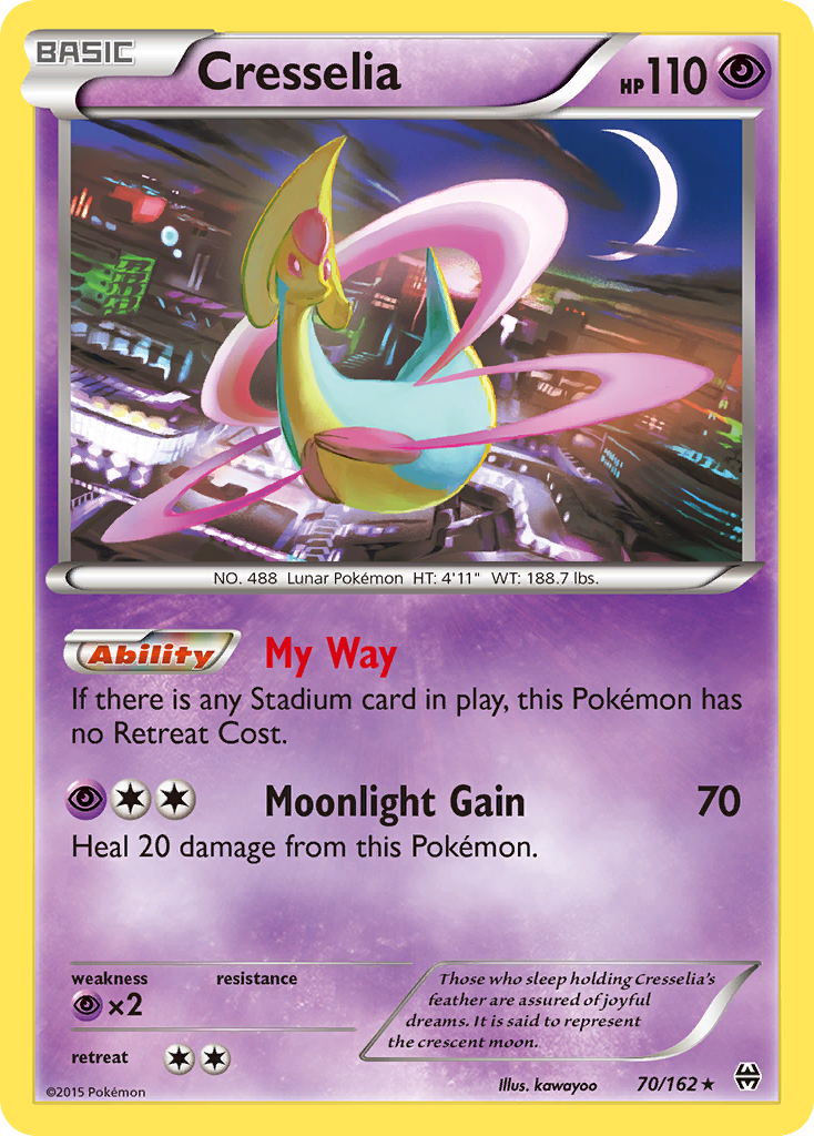 Cresselia (70/162) [XY: BREAKthrough] | Game Master's Emporium (The New GME)