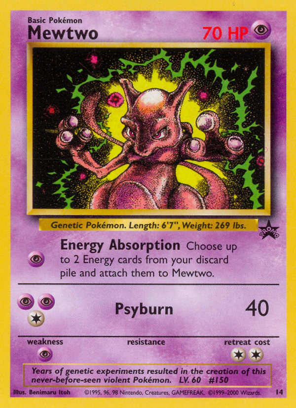 Mewtwo (14) [Wizards of the Coast: Black Star Promos] | Game Master's Emporium (The New GME)