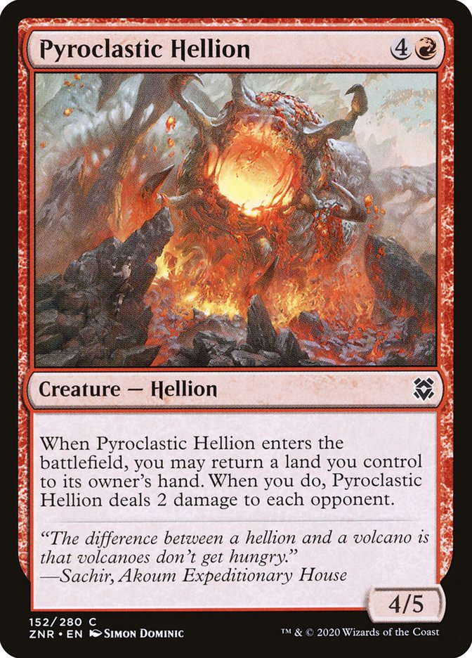 Pyroclastic Hellion [Zendikar Rising] | Game Master's Emporium (The New GME)