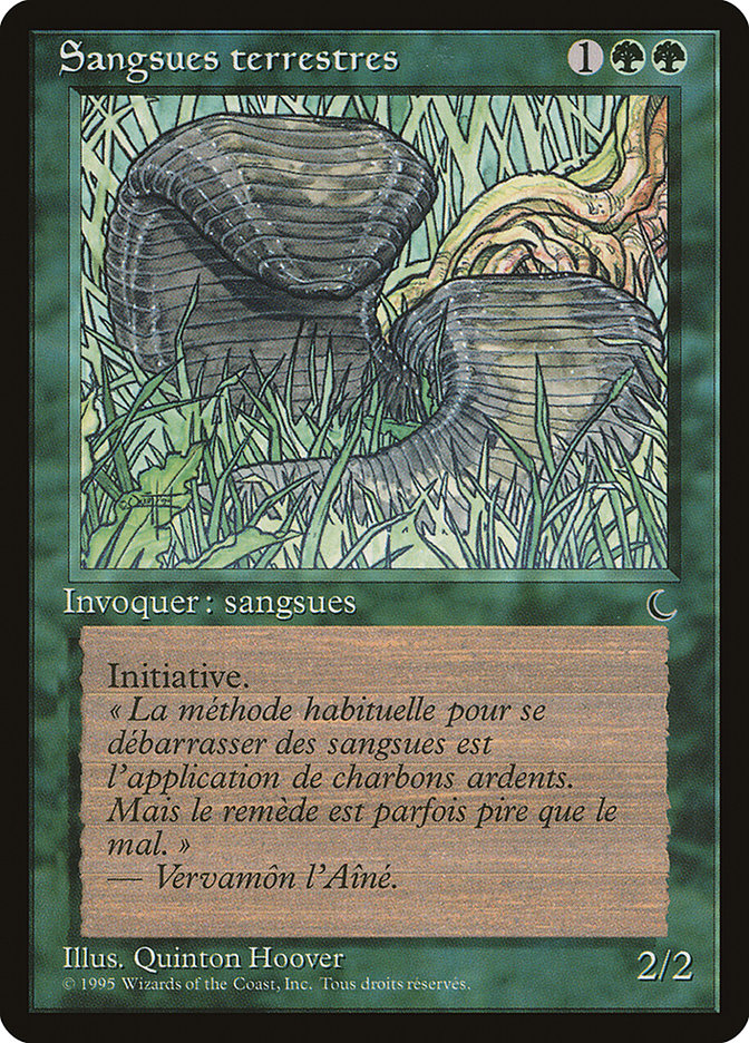 Land Leeches (French) - "Sangsues terrestres" [Renaissance] | Game Master's Emporium (The New GME)