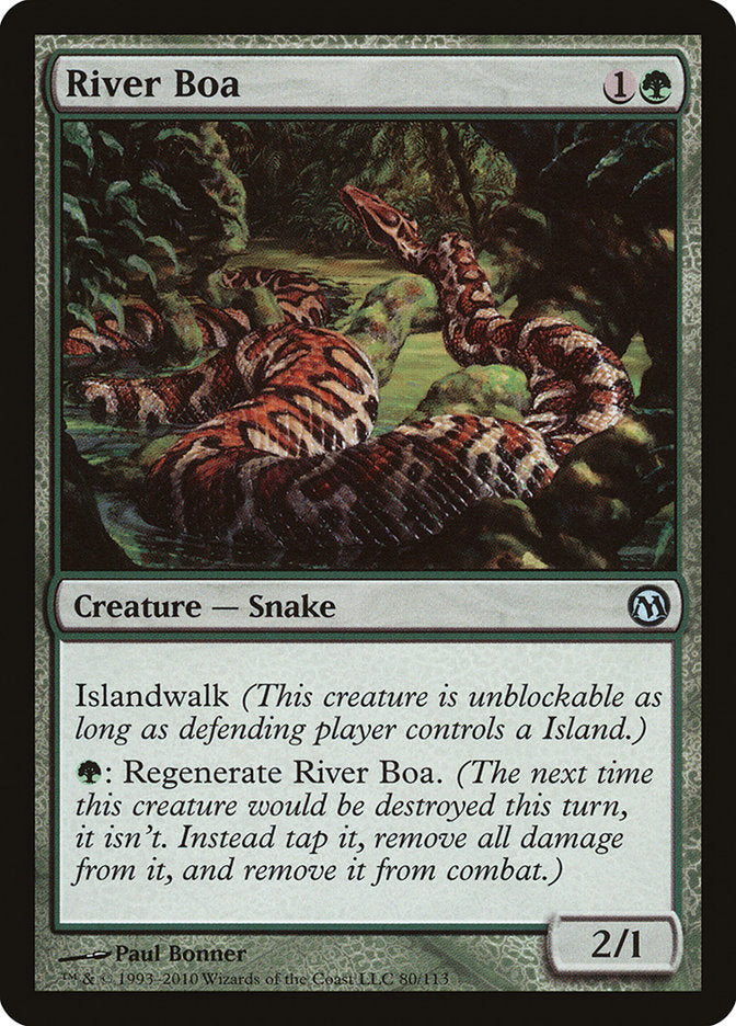 River Boa [Duels of the Planeswalkers] | Game Master's Emporium (The New GME)