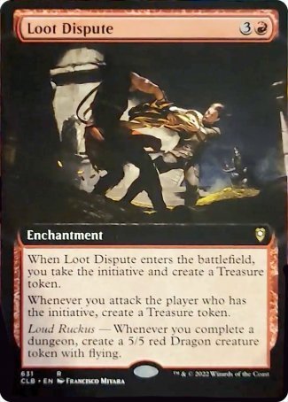 Loot Dispute (Extended Art) [Commander Legends: Battle for Baldur's Gate] | Game Master's Emporium (The New GME)