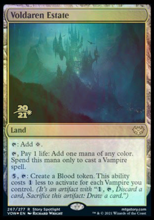 Voldaren Estate [Innistrad: Crimson Vow Prerelease Promos] | Game Master's Emporium (The New GME)