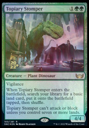 Topiary Stomper [Streets of New Capenna Prerelease Promos] | Game Master's Emporium (The New GME)