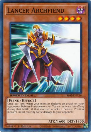 Lancer Archfiend [SS05-ENA16] Common | Game Master's Emporium (The New GME)