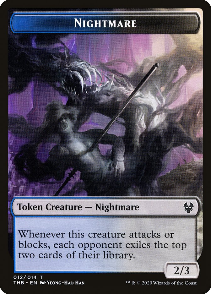 Nightmare Token [Theros Beyond Death Tokens] | Game Master's Emporium (The New GME)