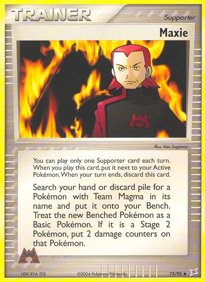 Maxie (73/95) [EX: Team Magma vs Team Aqua] | Game Master's Emporium (The New GME)