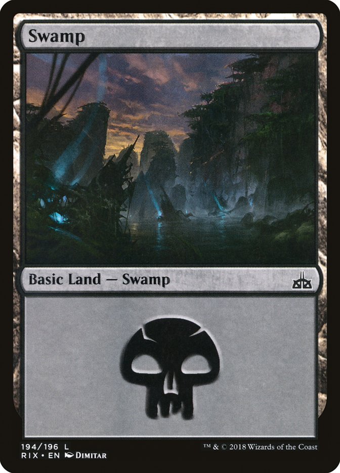 Swamp (194) [Rivals of Ixalan] | Game Master's Emporium (The New GME)