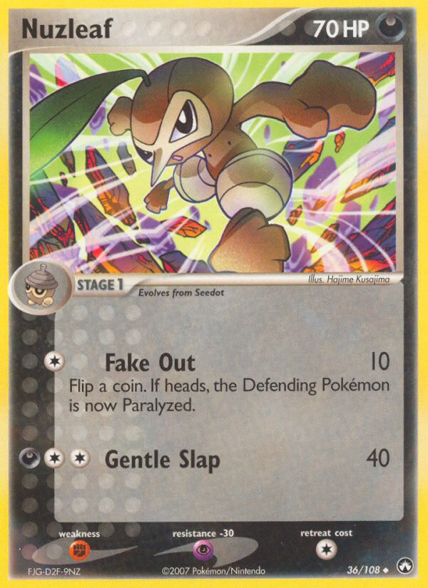 Nuzleaf (36/108) [EX: Power Keepers] | Game Master's Emporium (The New GME)