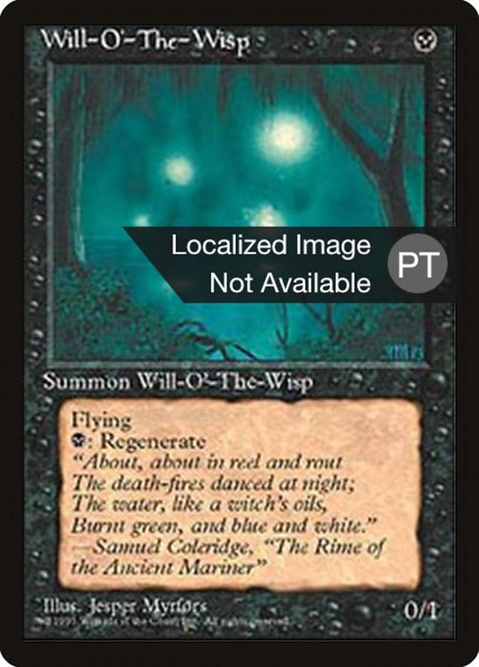 Will-o'-the-Wisp [Fourth Edition (Foreign Black Border)] | Game Master's Emporium (The New GME)