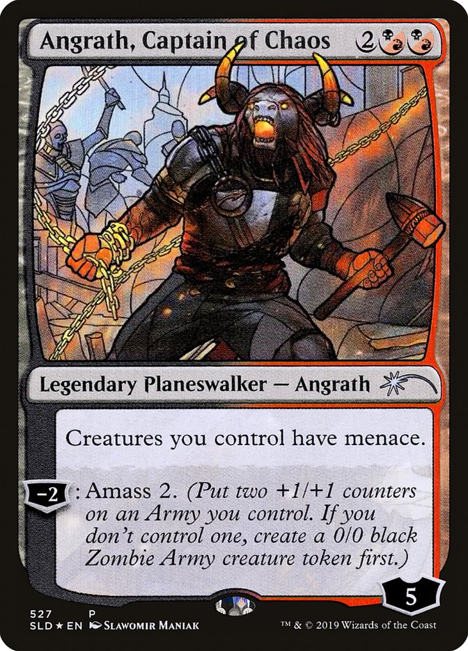 Angrath, Captain of Chaos (Stained Glass) [Secret Lair Drop Promos] | Game Master's Emporium (The New GME)