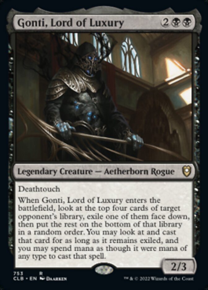 Gonti, Lord of Luxury [Commander Legends: Battle for Baldur's Gate] | Game Master's Emporium (The New GME)