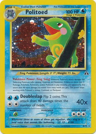 Politoed (8/75) [Neo Discovery Unlimited] | Game Master's Emporium (The New GME)