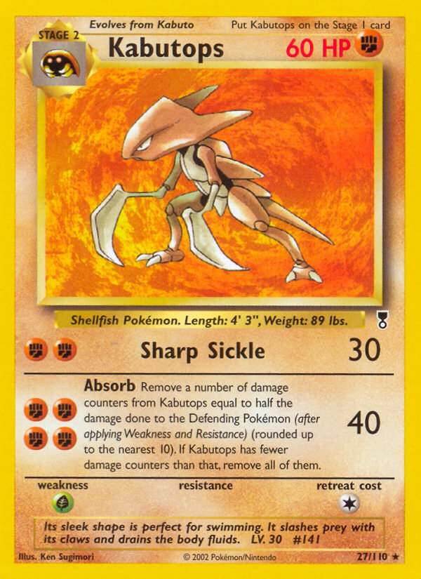 Kabutops (27/110) [Legendary Collection] | Game Master's Emporium (The New GME)