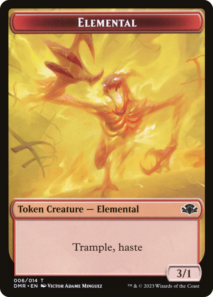 Elemental Token [Dominaria Remastered Tokens] | Game Master's Emporium (The New GME)