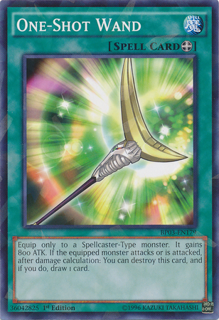 One-Shot Wand [BP03-EN179] Shatterfoil Rare | Game Master's Emporium (The New GME)