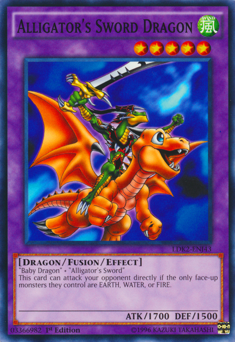 Alligator's Sword Dragon [LDK2-ENJ43] Common | Game Master's Emporium (The New GME)
