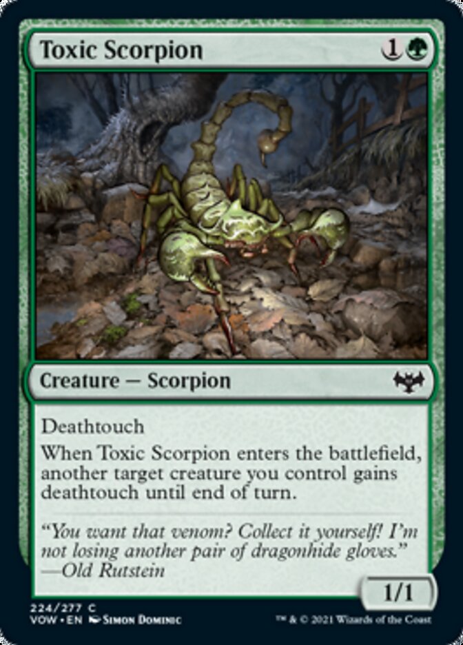 Toxic Scorpion [Innistrad: Crimson Vow] | Game Master's Emporium (The New GME)