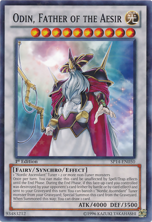 Odin, Father of the Aesir [SP14-EN050] Starfoil Rare | Game Master's Emporium (The New GME)