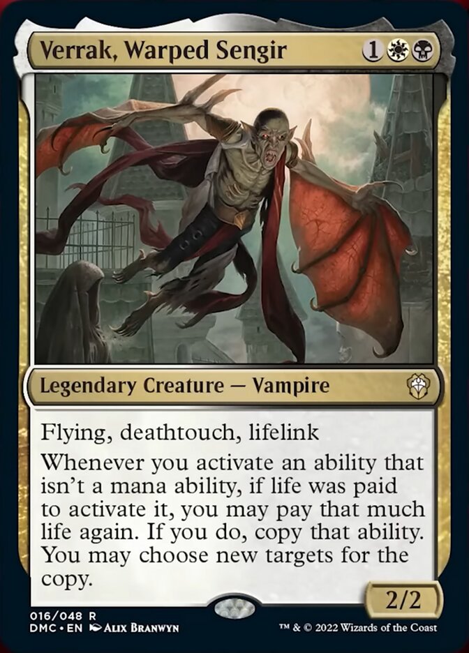 Verrak, Warped Sengir [Dominaria United Commander] | Game Master's Emporium (The New GME)