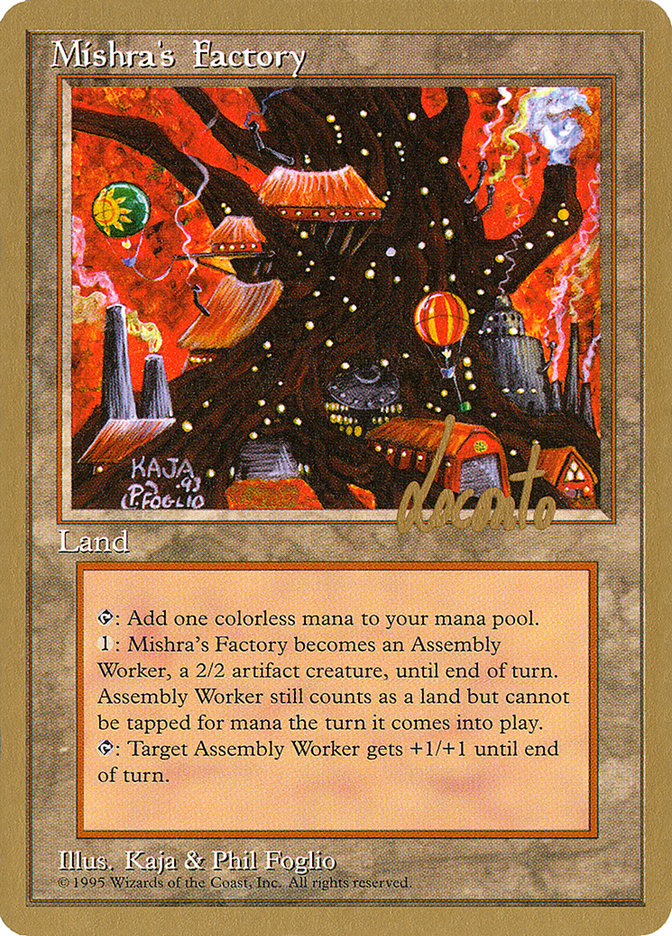 Mishra's Factory (Michael Loconto) [Pro Tour Collector Set] | Game Master's Emporium (The New GME)