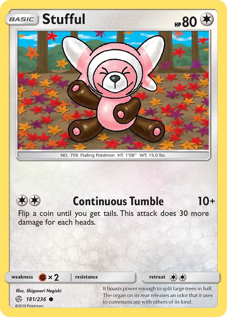 Stufful (181/236) [Sun & Moon: Cosmic Eclipse] | Game Master's Emporium (The New GME)