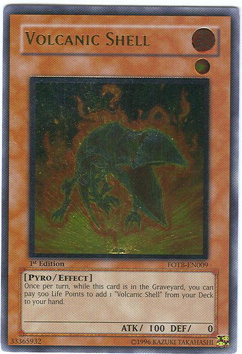 Volcanic Shell [FOTB-EN009] Ultimate Rare | Game Master's Emporium (The New GME)