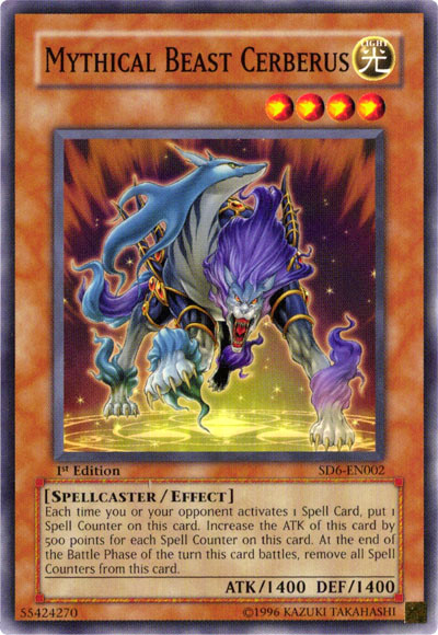 Mythical Beast Cerberus [SD6-EN002] Common | Game Master's Emporium (The New GME)