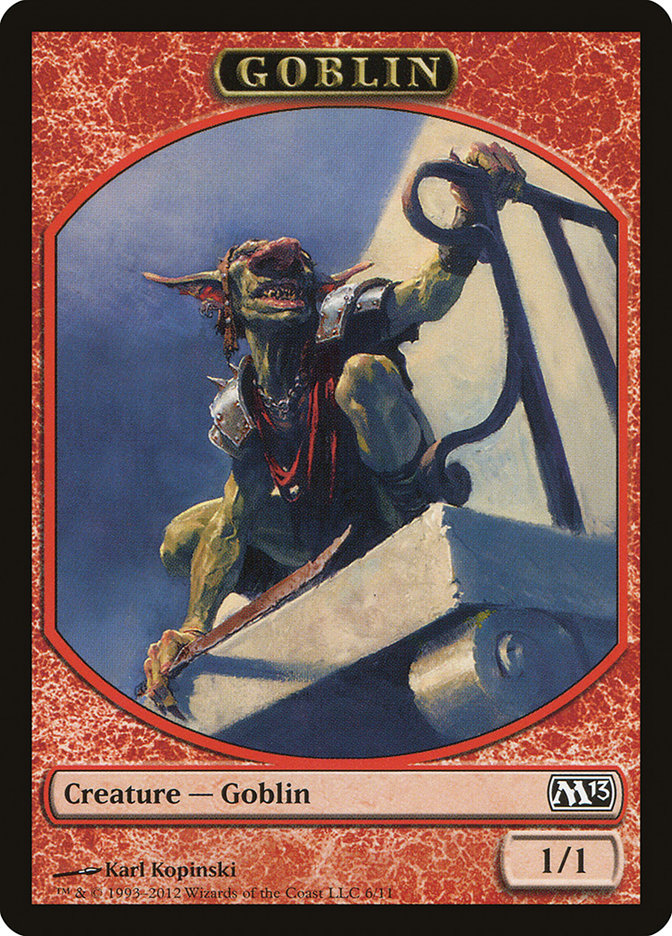Goblin Token [Magic 2013 Tokens] | Game Master's Emporium (The New GME)