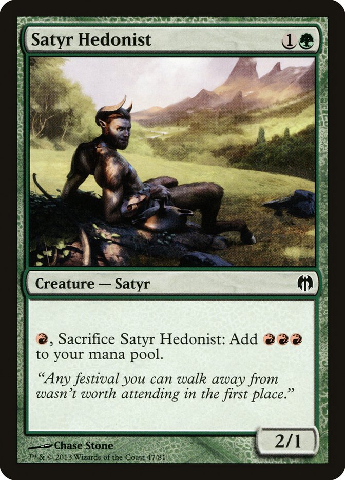 Satyr Hedonist [Duel Decks: Heroes vs. Monsters] | Game Master's Emporium (The New GME)