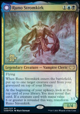 Runo Stromkirk // Krothuss, Lord of the Deep [Innistrad: Crimson Vow Prerelease Promos] | Game Master's Emporium (The New GME)