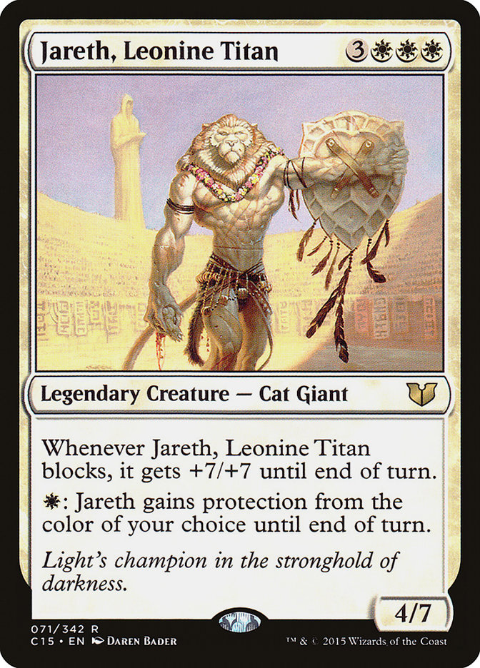 Jareth, Leonine Titan [Commander 2015] | Game Master's Emporium (The New GME)