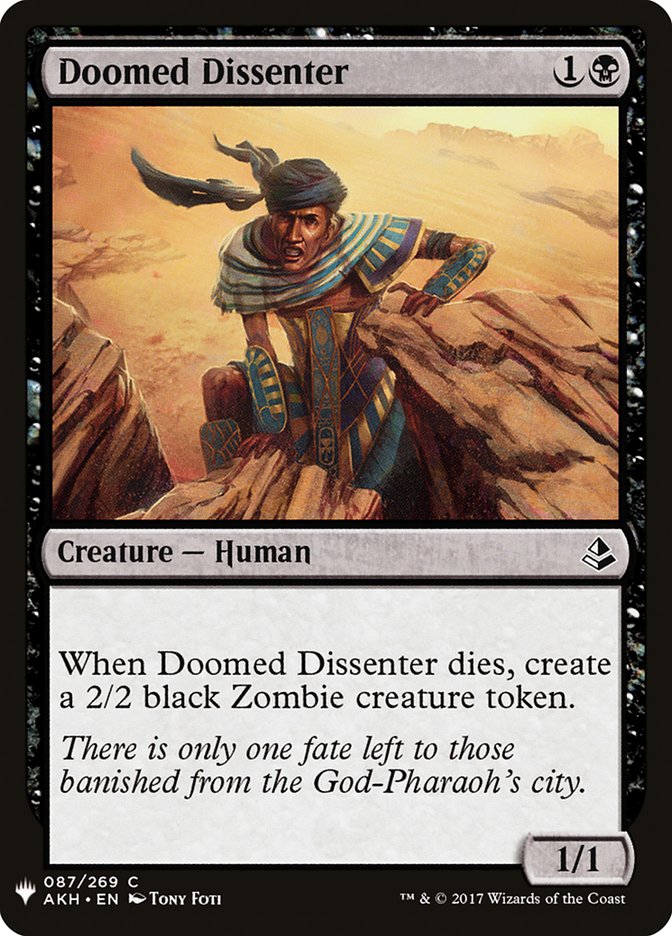 Doomed Dissenter [Mystery Booster] | Game Master's Emporium (The New GME)