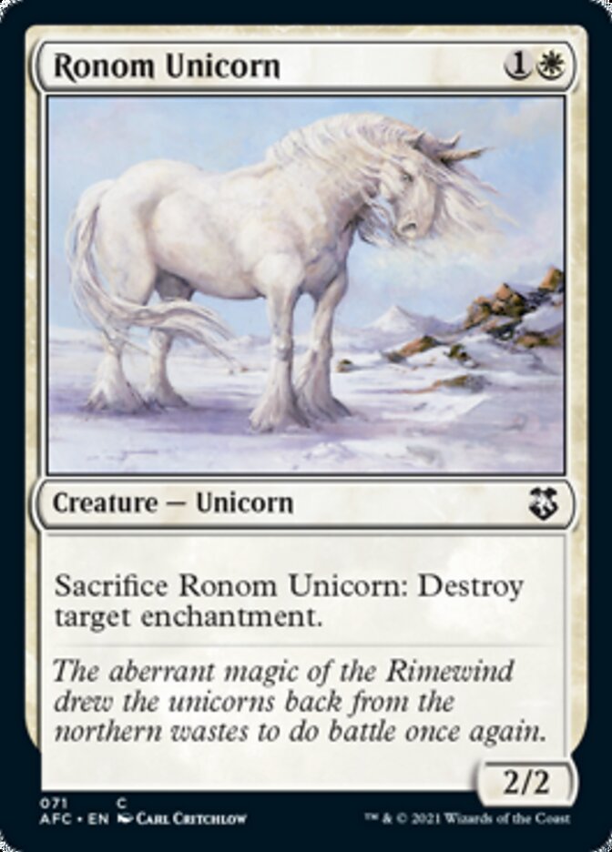 Ronom Unicorn [Dungeons & Dragons: Adventures in the Forgotten Realms Commander] | Game Master's Emporium (The New GME)